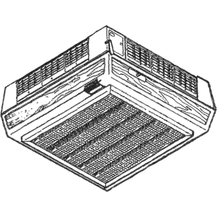 Honeywell F54C Series Air Cleaner Parts