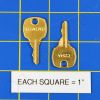 Honeywell 191990A Lock Box Keys