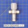Honeywell AM100-1 Am-1 Series Mixing Valve 1/2 100-145F Npt Female
