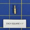 Honeywell CCT1606B Coupling Brass 5/32 X 1/4