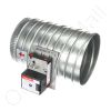 Honeywell DM7600A1013 Round Commercial Damper Low-Leakage 24 Ga 8 Dia Includes Ml7161A2008 Actuator