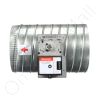Honeywell DM7600A1013 Round Commercial Damper Low-Leakage 24 Ga 8 Dia Includes Ml7161A2008 Actuator