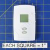 Honeywell TH1110D1000 Basic Non-Programmable Digital thermostat