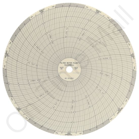Honeywell CC-2511 Circular Charts