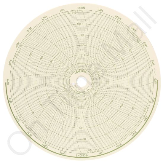 Honeywell 24001660-034 Circular Charts