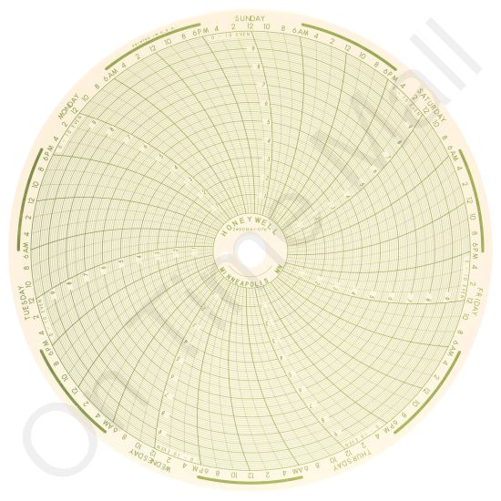 Honeywell 24001661-076 Circular Charts