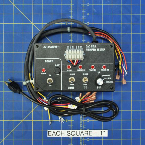 Honeywell A7184A1008 Cad Cell Primary Tester for all R8184 & R7184'S