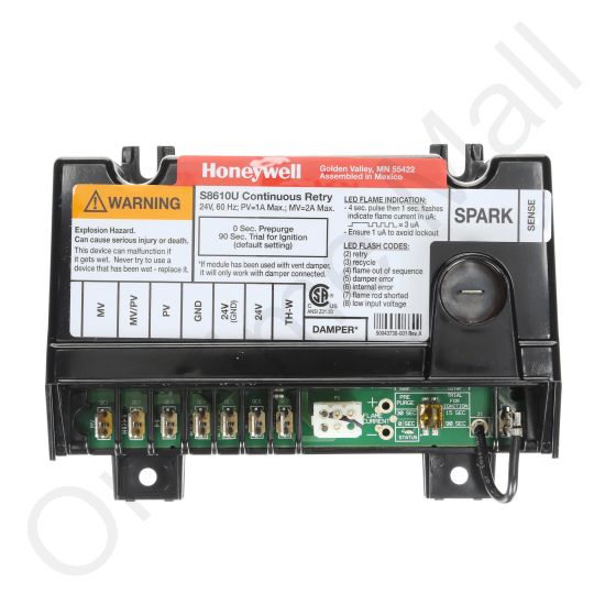 Honeywell S8610U3009 Intermittent Pilot Control