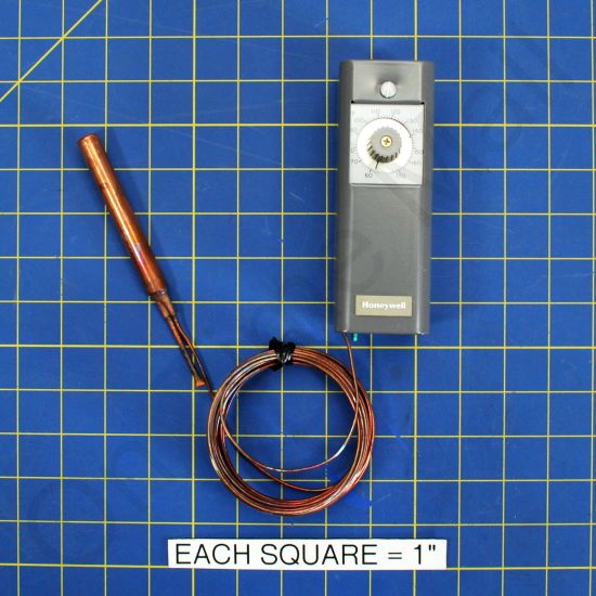 Honeywell T675A1425 Insertion thermostat Spdt Closes Rw On Rise Range 55-175 F 20 Ft Copper Element AdjDiff