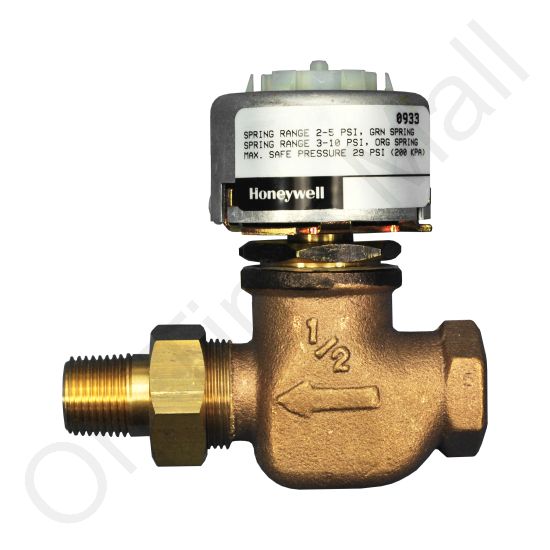Honeywell VP525C1057 3/4 Angle Valve 30Cv 3-10 Psi Spring Range